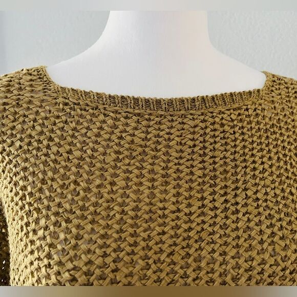 Josephine Chaus Golden Pullover Sweater S | Effortless Chic Fall Style - Picture 4 of 9